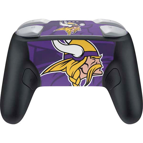 NFL Minnesota Vikings Double Vision Nintendo Switch 2 (2025) Pro Controller Skin