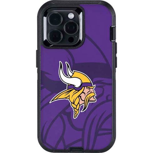 NFL Minnesota Vikings Double Vision Otterbox Defender iPhone Skin