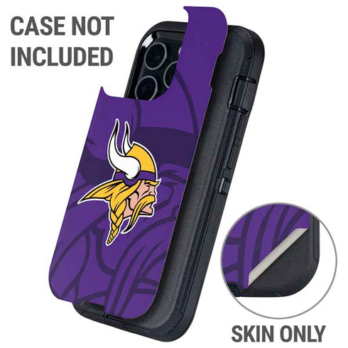 NFL Minnesota Vikings Double Vision Otterbox Defender iPhone Skin