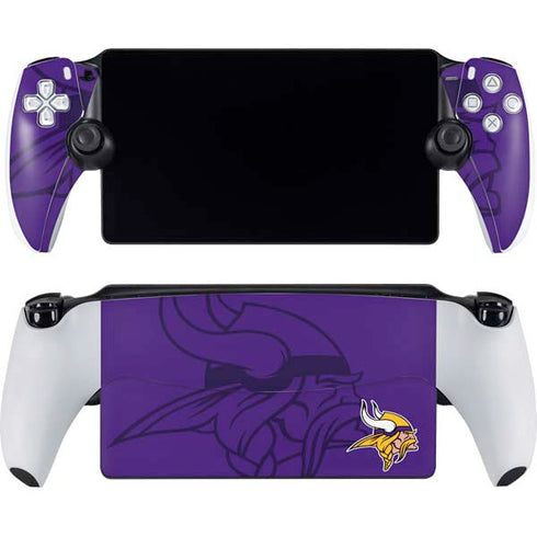 NFL Minnesota Vikings Double Vision PlayStation Portal Remote Player Skin