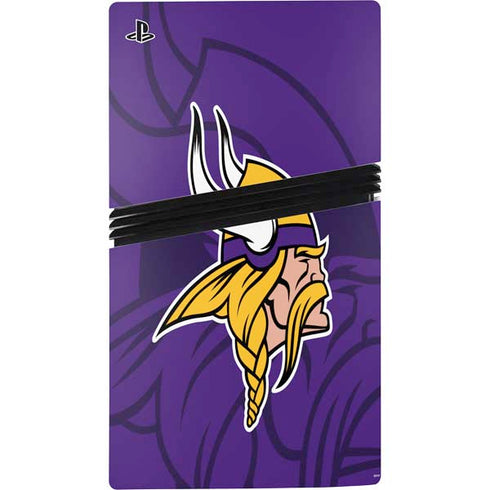 NFL Minnesota Vikings Double Vision PS5 Pro Console Skin