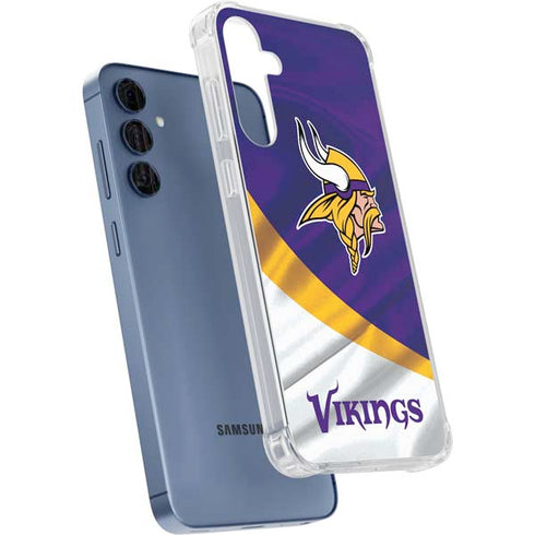 NFL Minnesota Vikings Galaxy A35 5G Clear Case