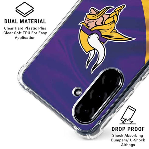 NFL Minnesota Vikings Galaxy A36 5G Clear Case