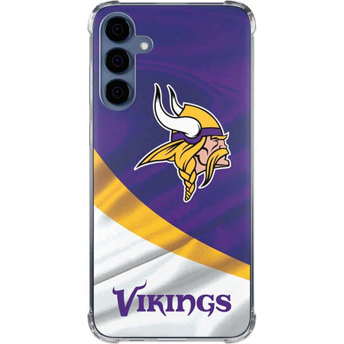 NFL Minnesota Vikings Galaxy A55 5G Clear Case