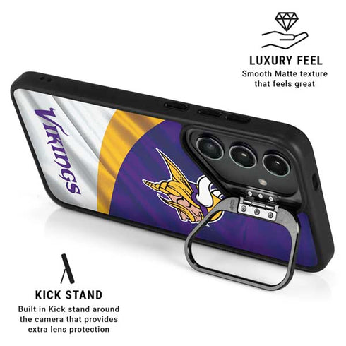 NFL Minnesota Vikings Galaxy S25 Kickstand Case