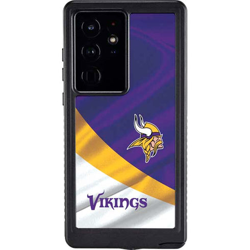 NFL Minnesota Vikings Galaxy S24 Ultra Waterproof Case