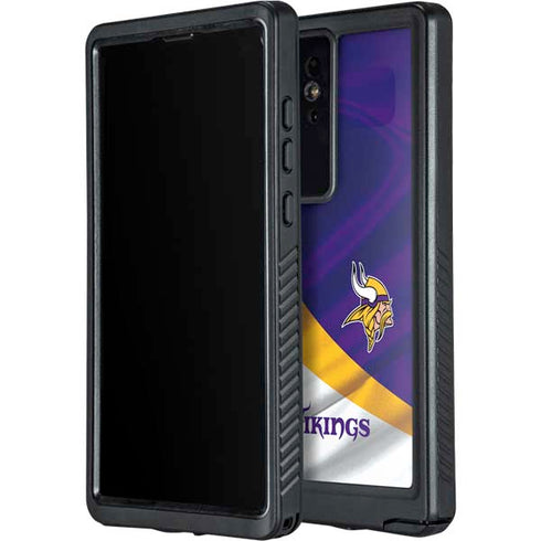 NFL Minnesota Vikings Galaxy S24 Ultra Waterproof Case