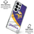 NFL Minnesota Vikings Galaxy S25 Ultra Clear Case