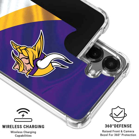 NFL Minnesota Vikings Galaxy S26 Clear Case