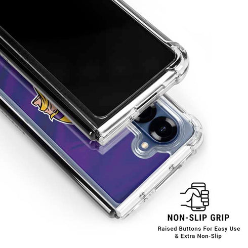 NFL Minnesota Vikings Galaxy Z Fold6 Clear Case