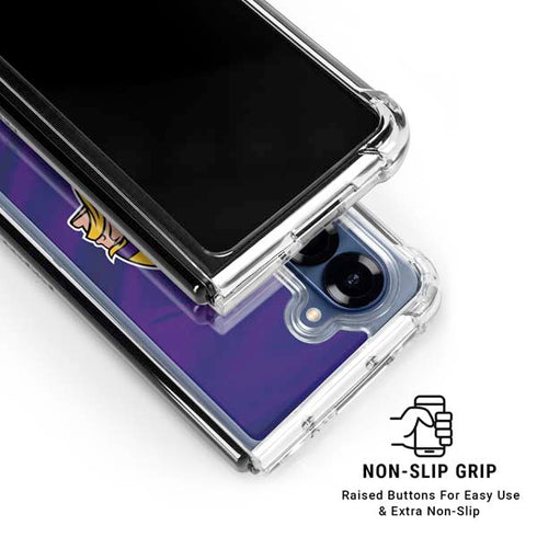 NFL Minnesota Vikings Galaxy Z Fold7 Clear Case