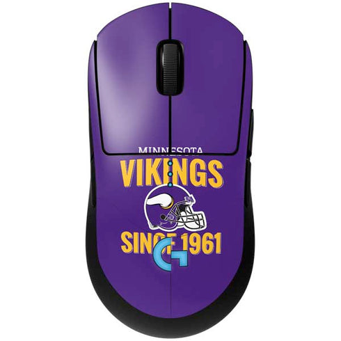 NFL Minnesota Vikings Helmet G Pro Wireless Gaming Mouse Skin