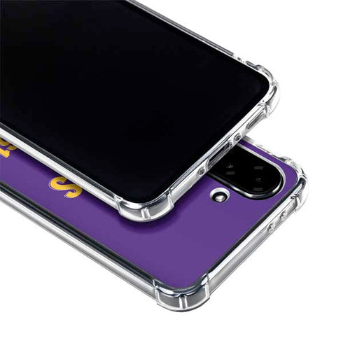 NFL Minnesota Vikings Helmet Galaxy A36 5G Clear Case