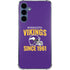 NFL Minnesota Vikings Helmet Galaxy A55 5G Clear Case