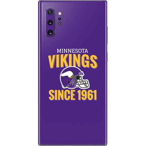 NFL Minnesota Vikings Helmet Galaxy Note 10 Plus Skin
