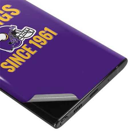 NFL Minnesota Vikings Helmet Galaxy Note 10 Plus Skin