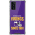 NFL Minnesota Vikings Helmet Galaxy Note20 5G Clear Case