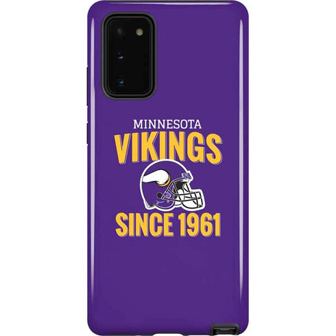 NFL Minnesota Vikings Helmet Galaxy Note20 5G Pro Case