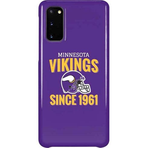 NFL Minnesota Vikings Helmet Galaxy S20 Lite Case