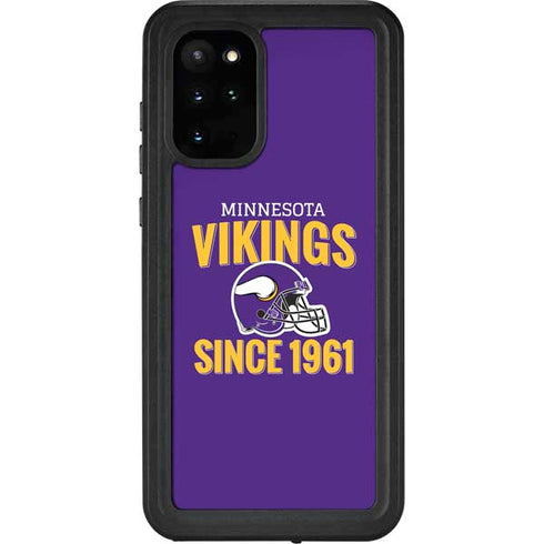 NFL Minnesota Vikings Helmet Galaxy S20 Plus Waterproof Case