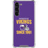NFL Minnesota Vikings Helmet Galaxy S24 FE Clear Case
