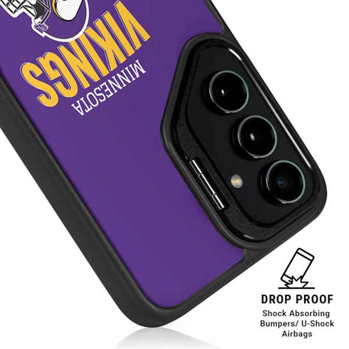 NFL Minnesota Vikings Helmet Galaxy S25 Plus Kickstand Case