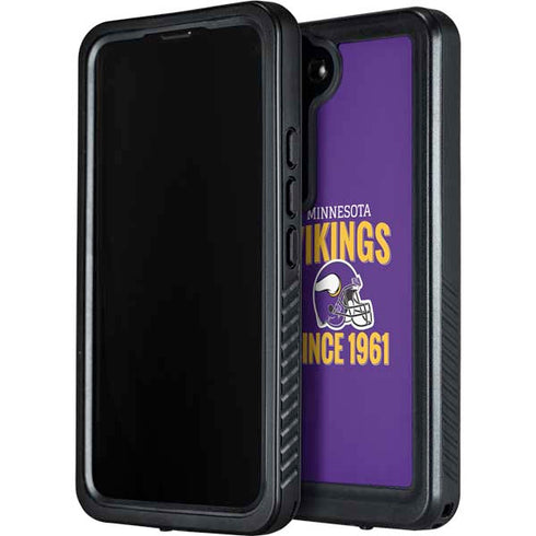 NFL Minnesota Vikings Helmet Galaxy S24 Plus Waterproof Case