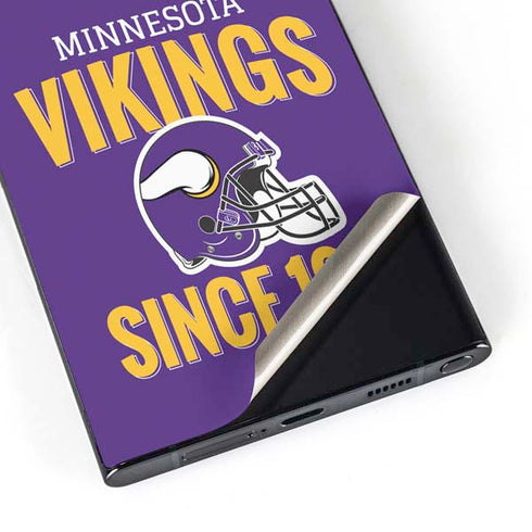 NFL Minnesota Vikings Helmet Galaxy S25 Ultra Skin