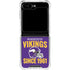 NFL Minnesota Vikings Helmet Galaxy Z Flip6 Clear Case