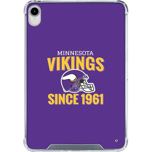 NFL Minnesota Vikings Helmet iPad 11th Gen (2025) Clear Case