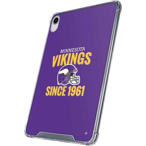 NFL Minnesota Vikings Helmet iPad 11th Gen (2025) Clear Case
