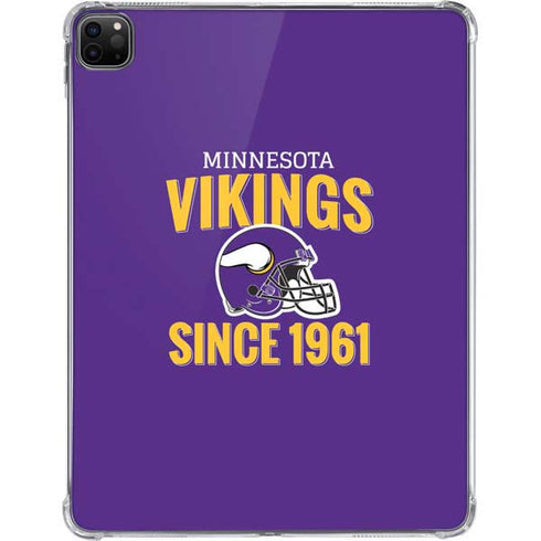 NFL Minnesota Vikings Helmet iPad Pro 11in (2024) Clear Case