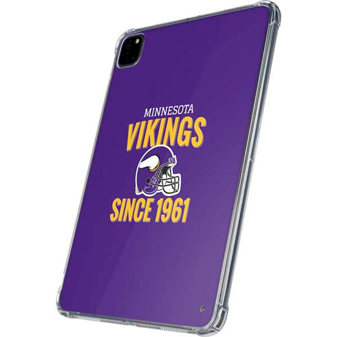 NFL Minnesota Vikings Helmet iPad Pro 11in (2024) Clear Case
