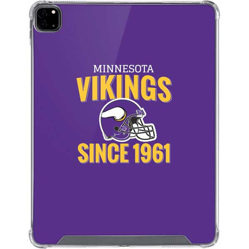 NFL Minnesota Vikings Helmet iPad Pro 12.9in (2020) Clear Case
