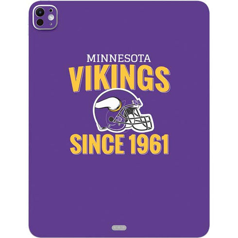 NFL Minnesota Vikings Helmet iPad Pro 13in M4 (2024) Skin
