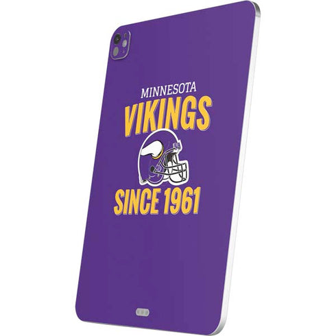 NFL Minnesota Vikings Helmet iPad Pro 13in M4 (2024) Skin