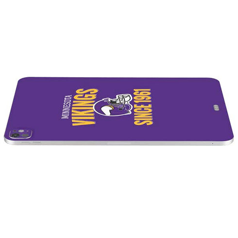 NFL Minnesota Vikings Helmet iPad Pro 13in M4 (2024) Skin