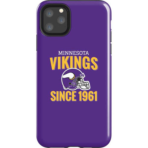 NFL Minnesota Vikings Helmet iPhone 11 Pro Max Impact Case