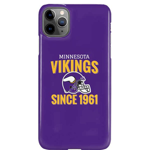 NFL Minnesota Vikings Helmet iPhone 11 Pro Max Lite Case