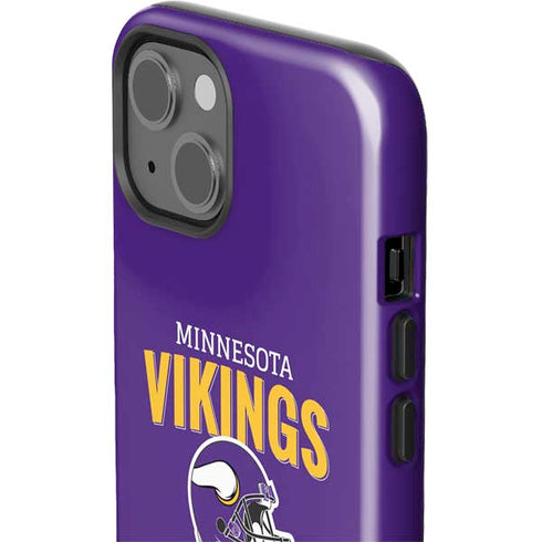 NFL Minnesota Vikings Helmet iPhone 15 Impact Case