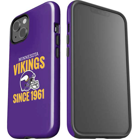 NFL Minnesota Vikings Helmet iPhone 15 Impact Case