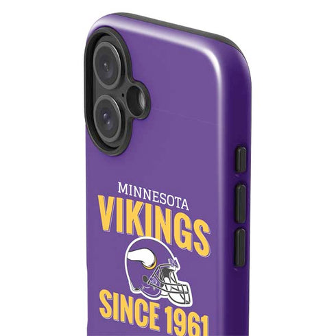 NFL Minnesota Vikings Helmet iPhone 16 Impact Case