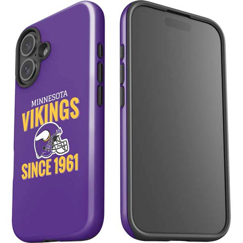 NFL Minnesota Vikings Helmet iPhone 16 Impact Case