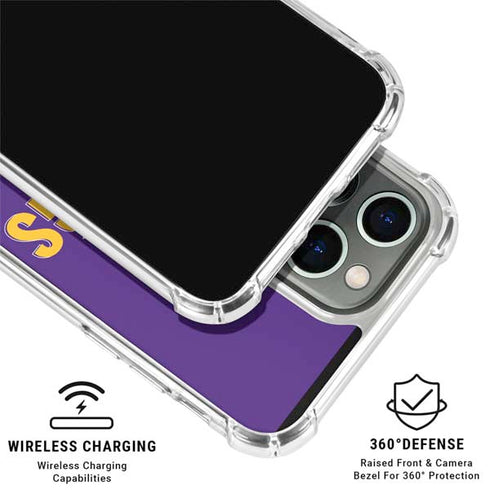 NFL Minnesota Vikings Helmet iPhone 16 Pro Clear Case