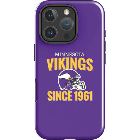 NFL Minnesota Vikings Helmet iPhone 16 Pro Max Impact Case