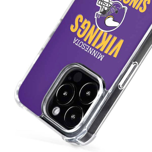 NFL Minnesota Vikings Helmet iPhone 16 Pro Max MagSafe Case