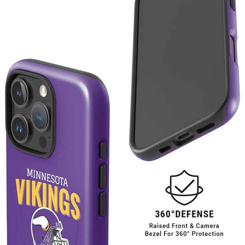 NFL Minnesota Vikings Helmet iPhone 16 Pro Max Magsafe Impact Case