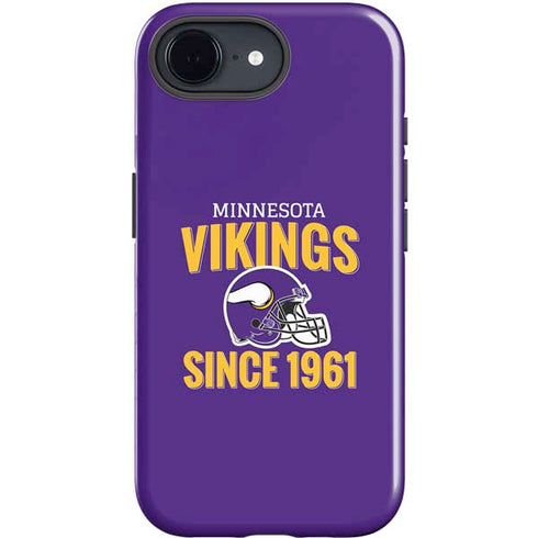 NFL Minnesota Vikings Helmet iPhone 16e Impact Case