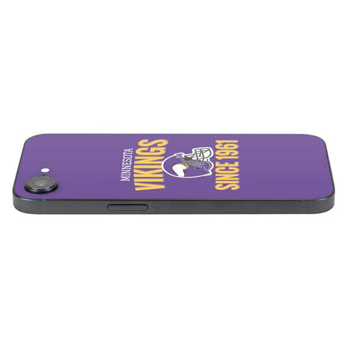NFL Minnesota Vikings Helmet iPhone 16e Skin