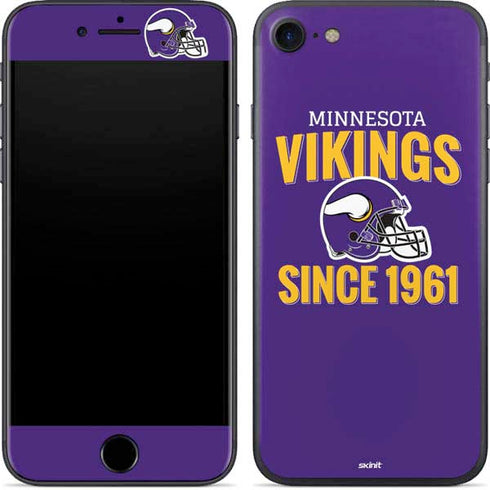 NFL Minnesota Vikings Helmet iPhone 8 Skin